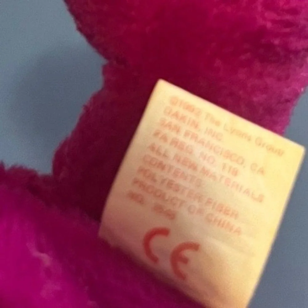 Vintage 1992 Barney‎ the Dinosaur Plush Dakin Lyons Group Purple 7 Inch Toy